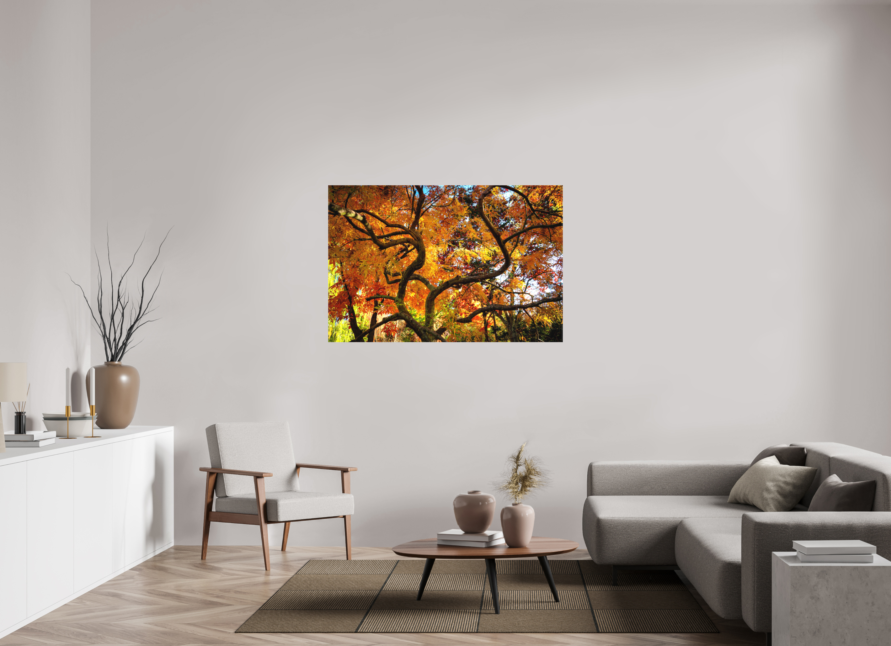 54 x 36″, Matte Canvas with Wrapped Edges Autumn Maple