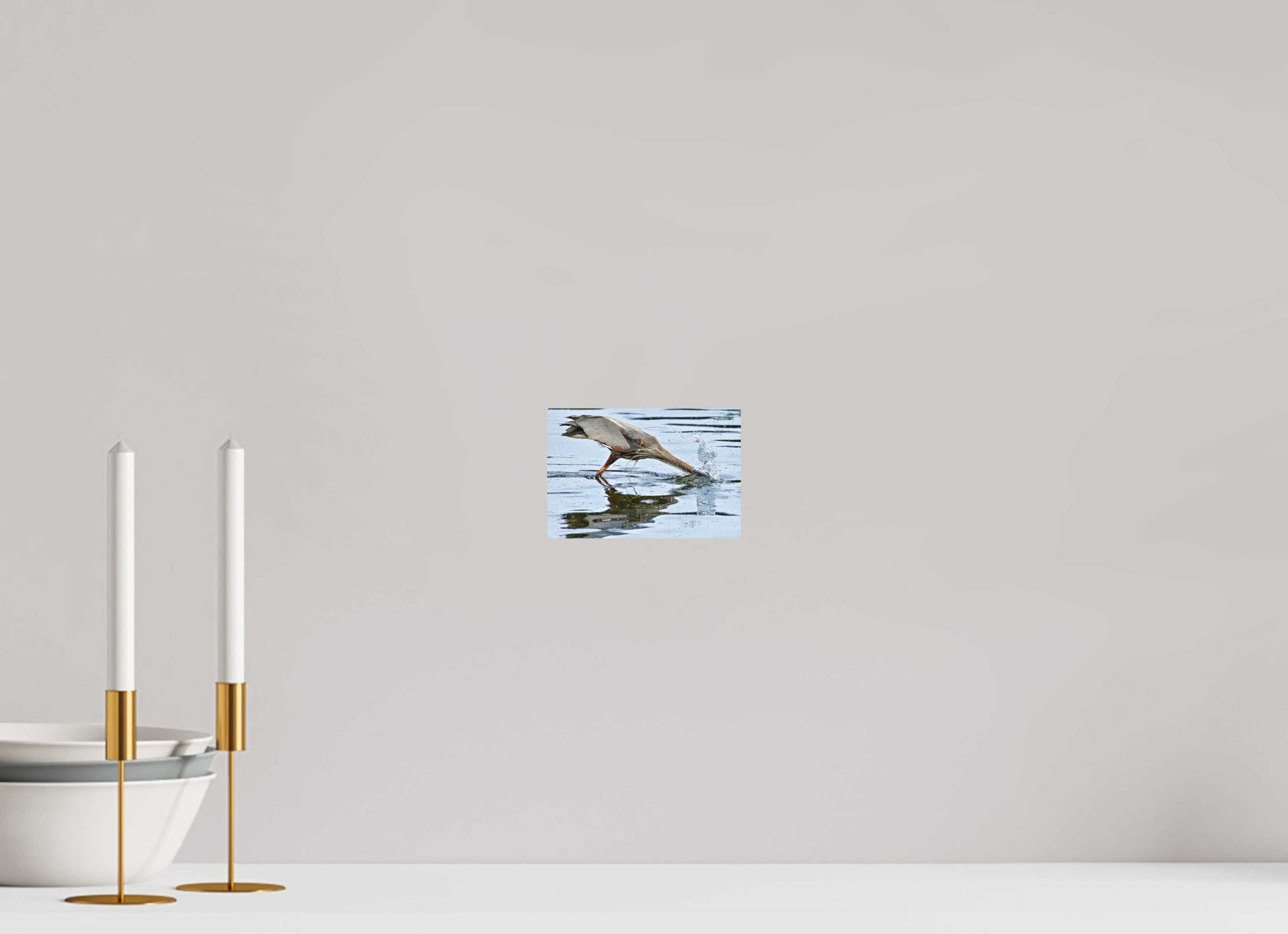 6 x 4″, Direct Print on Aluminum with mounting hardware included. The Plunge