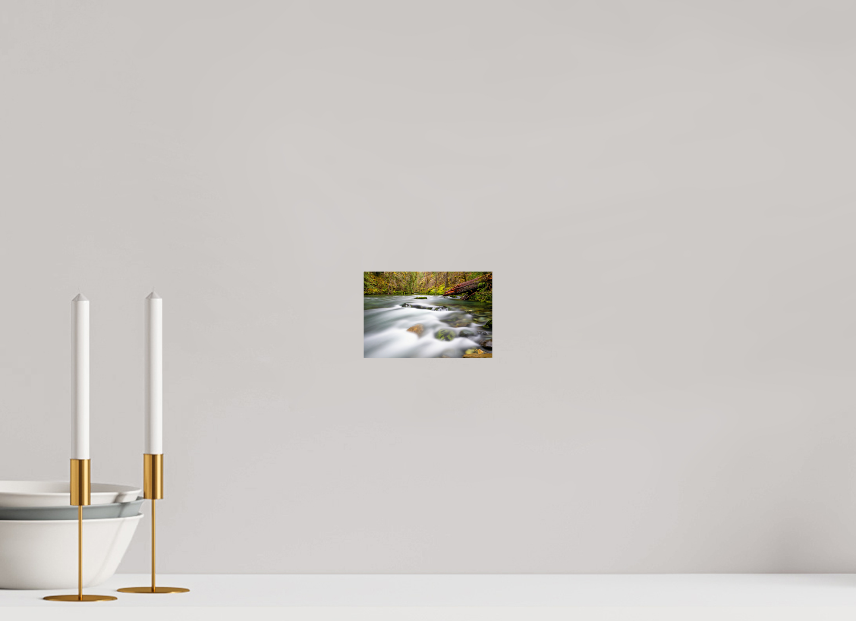 6 x 4″, Photo Print on Aluminum Backing River Rocks