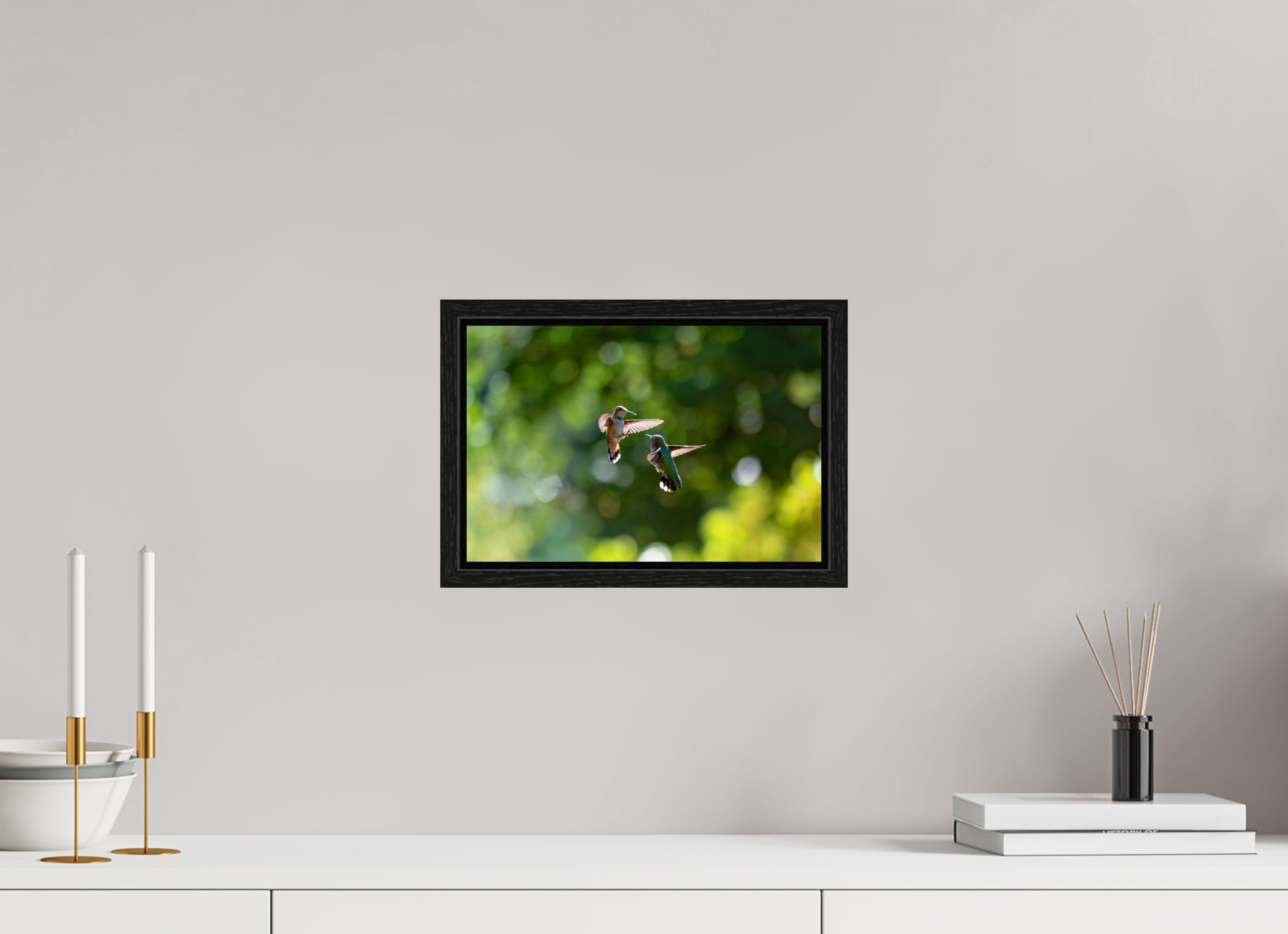 12 x 8″, Floater Frame Midair
