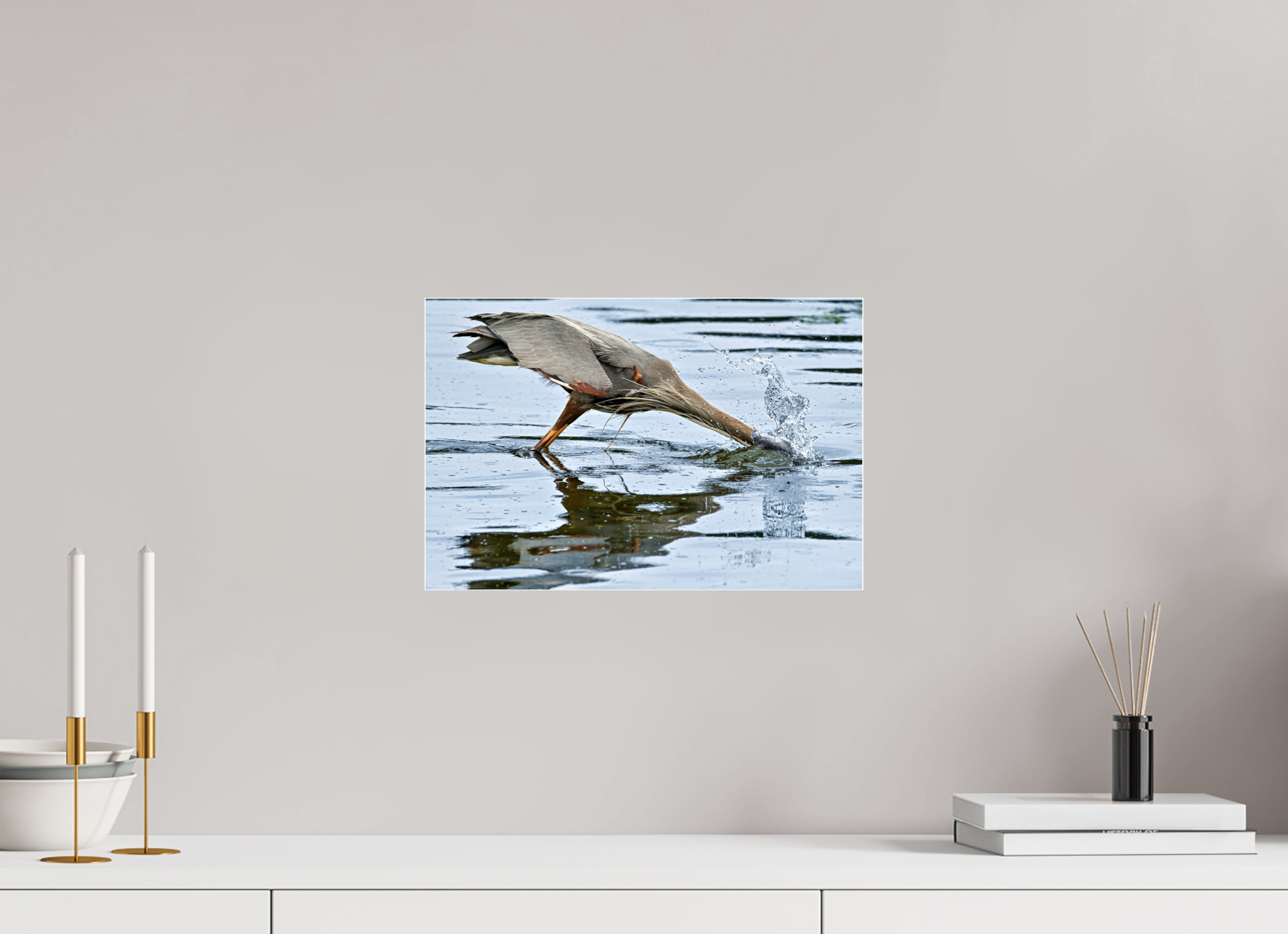 15 x 10″, Photo Mounted Under Acrylic Glass The Plunge