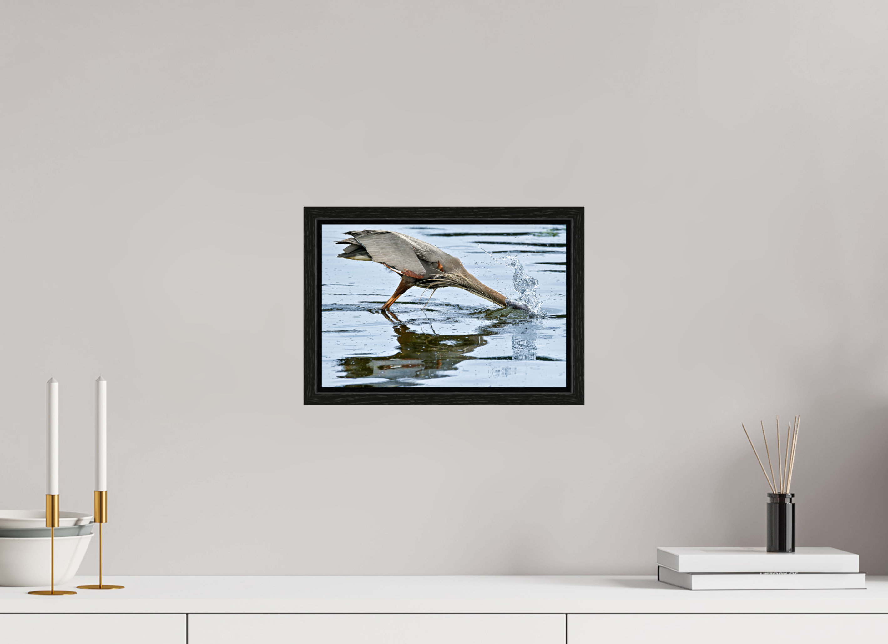 12 x 8″, Floater Frame The Plunge