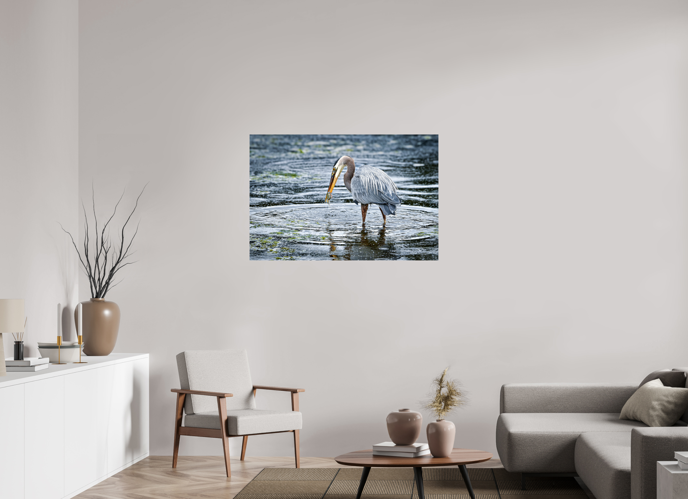 45 x 30″, Photo Print on Aluminum Backing Surprised Dinner