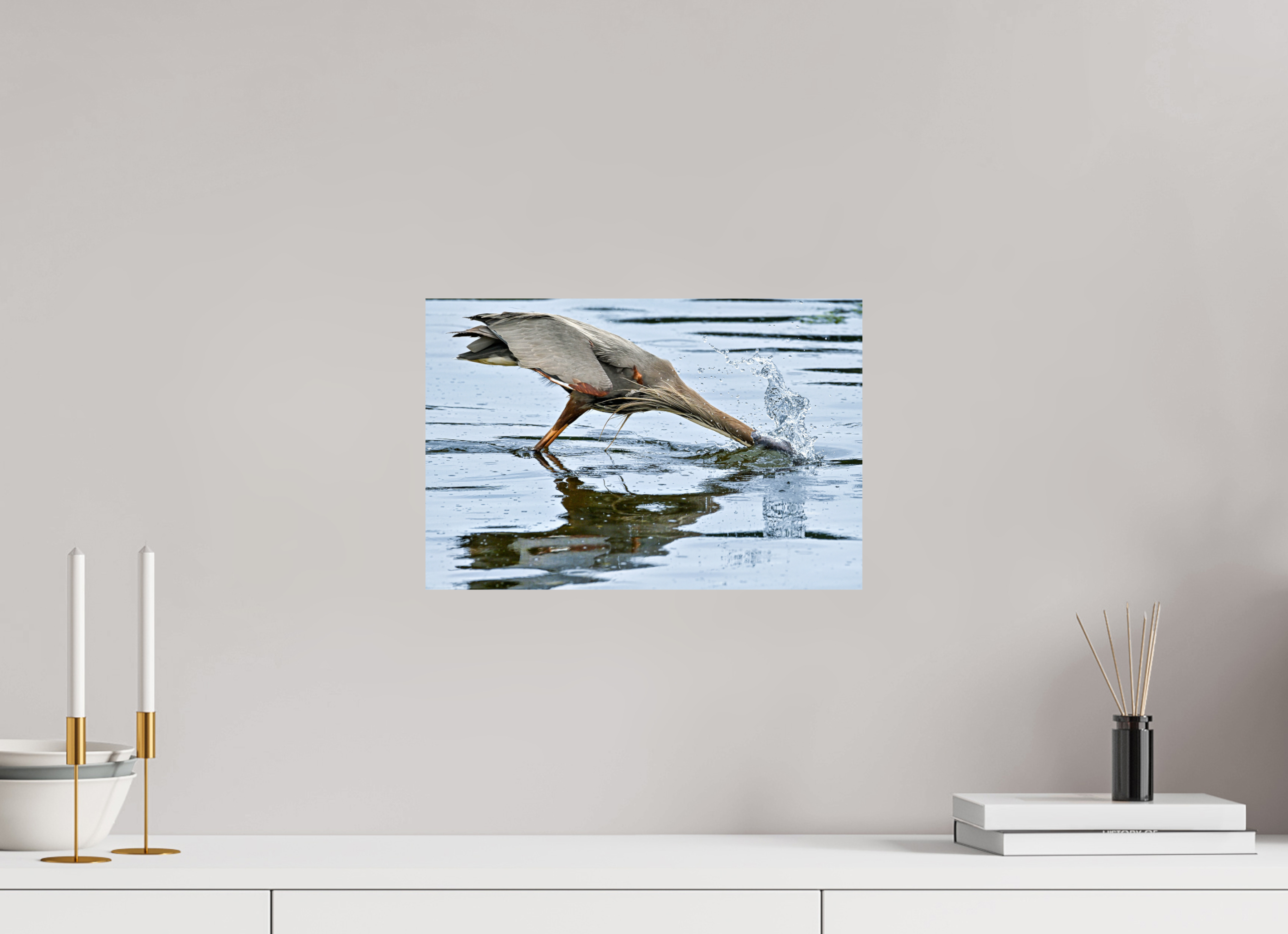 15 x 10″, Photo Print on Aluminum Backing The Plunge