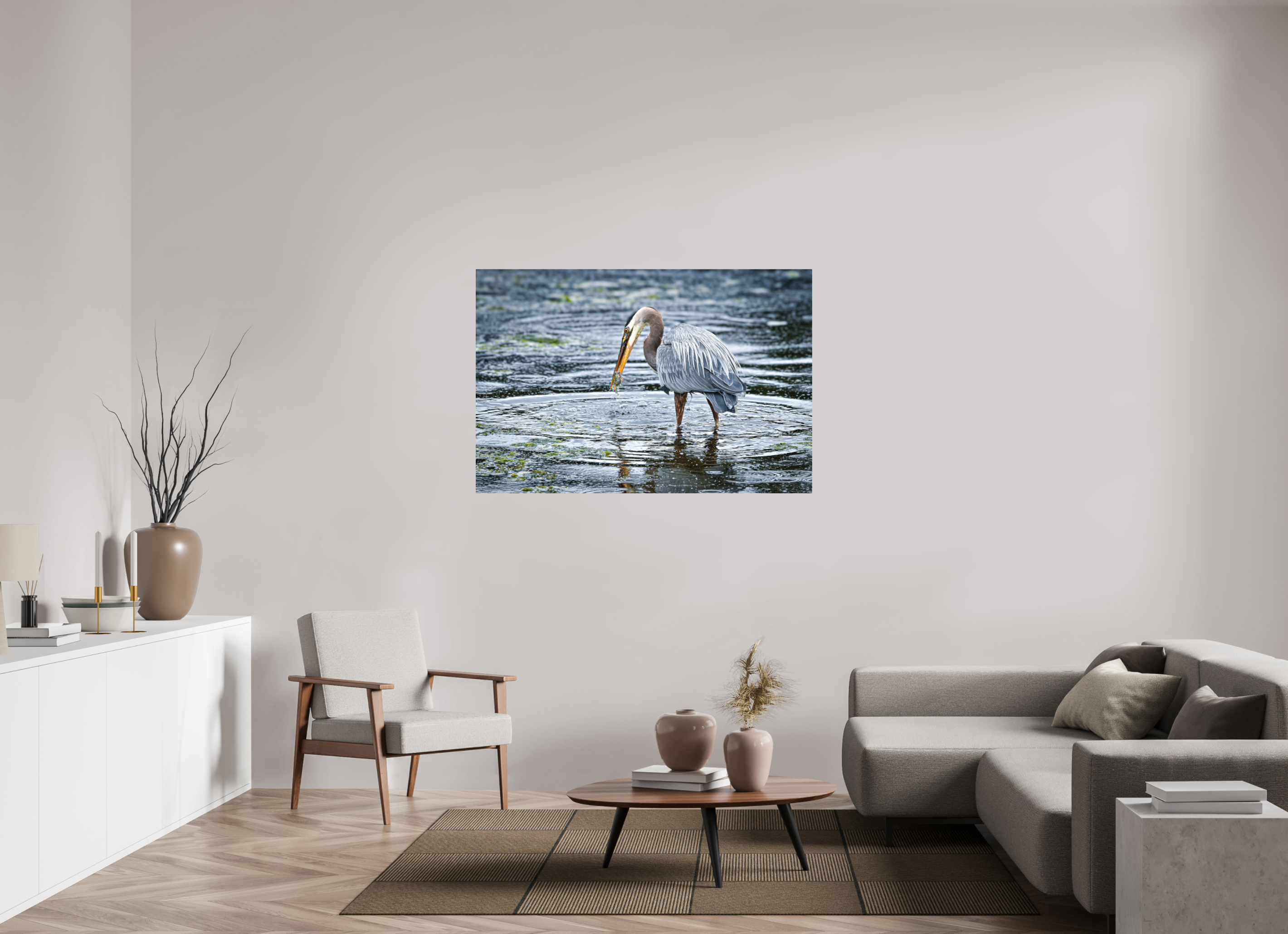 54 x 36″, Direct Print on Aluminum with mounting hardware included. Surprised Dinner