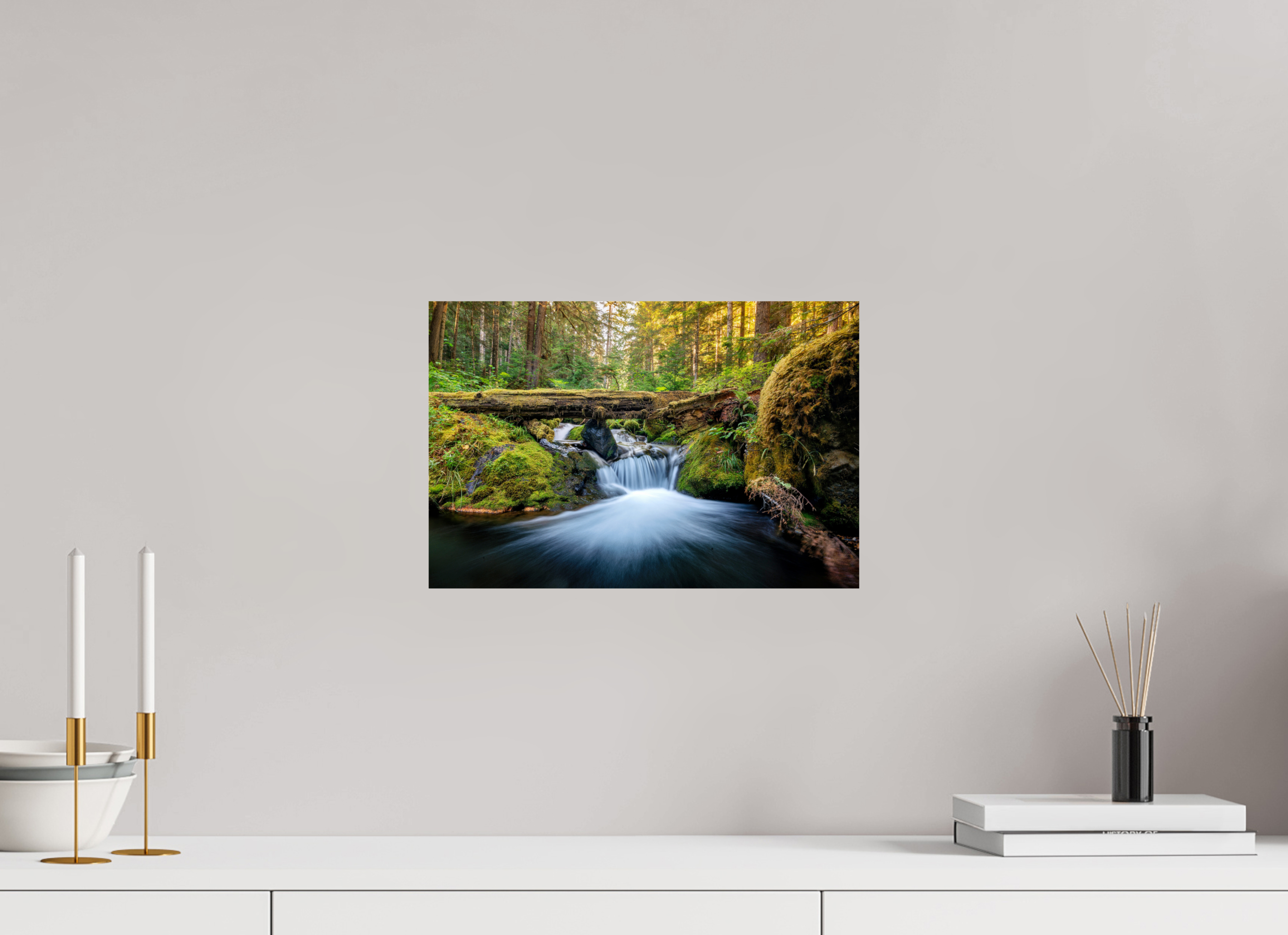 15 x 10″, Photo Print on Quality Paper: Fuji Crystal DP II Falls on the Quilcene River