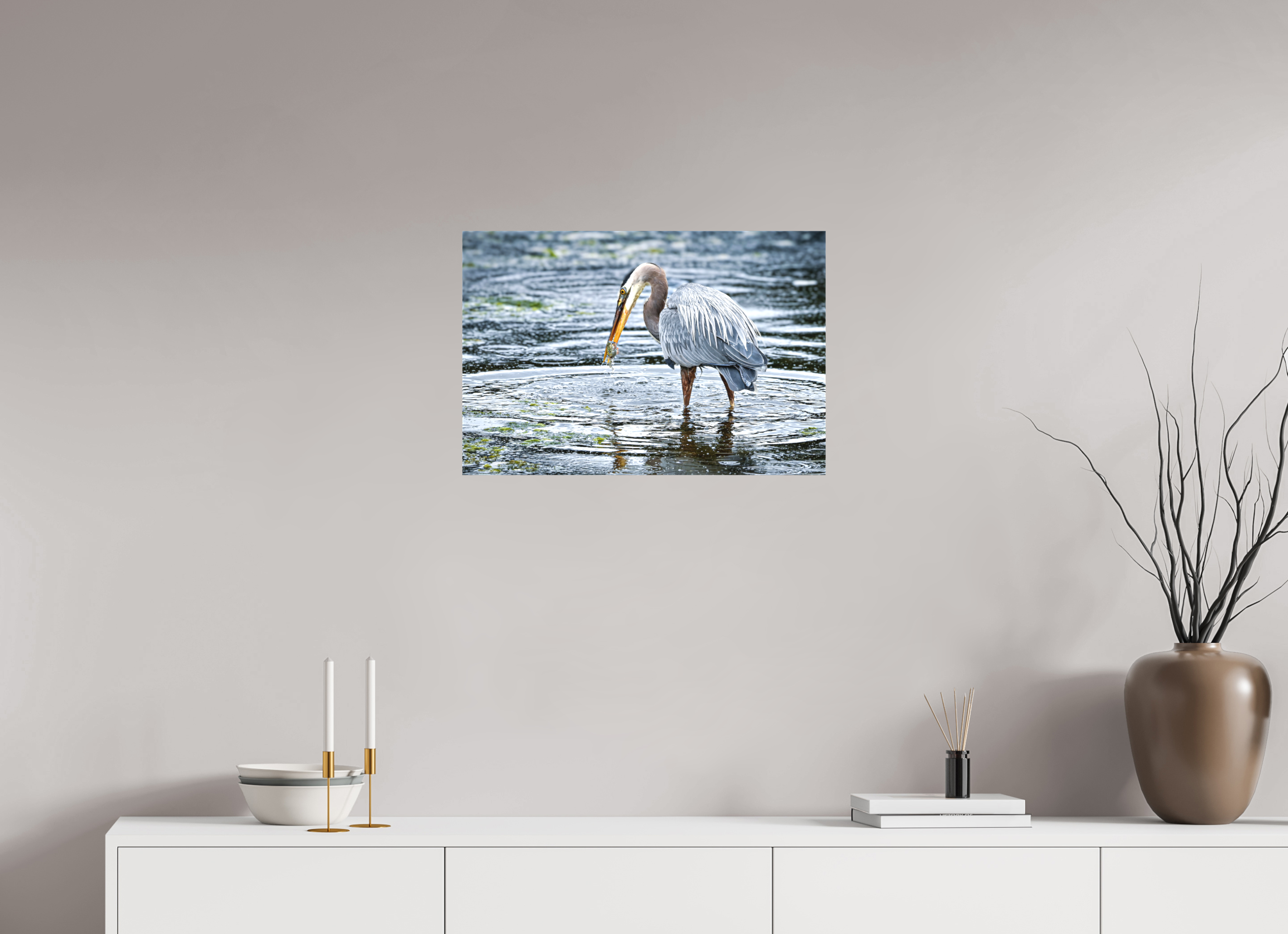 24 x 16″, Matte Canvas with Wrapped Edges Surprised Dinner
