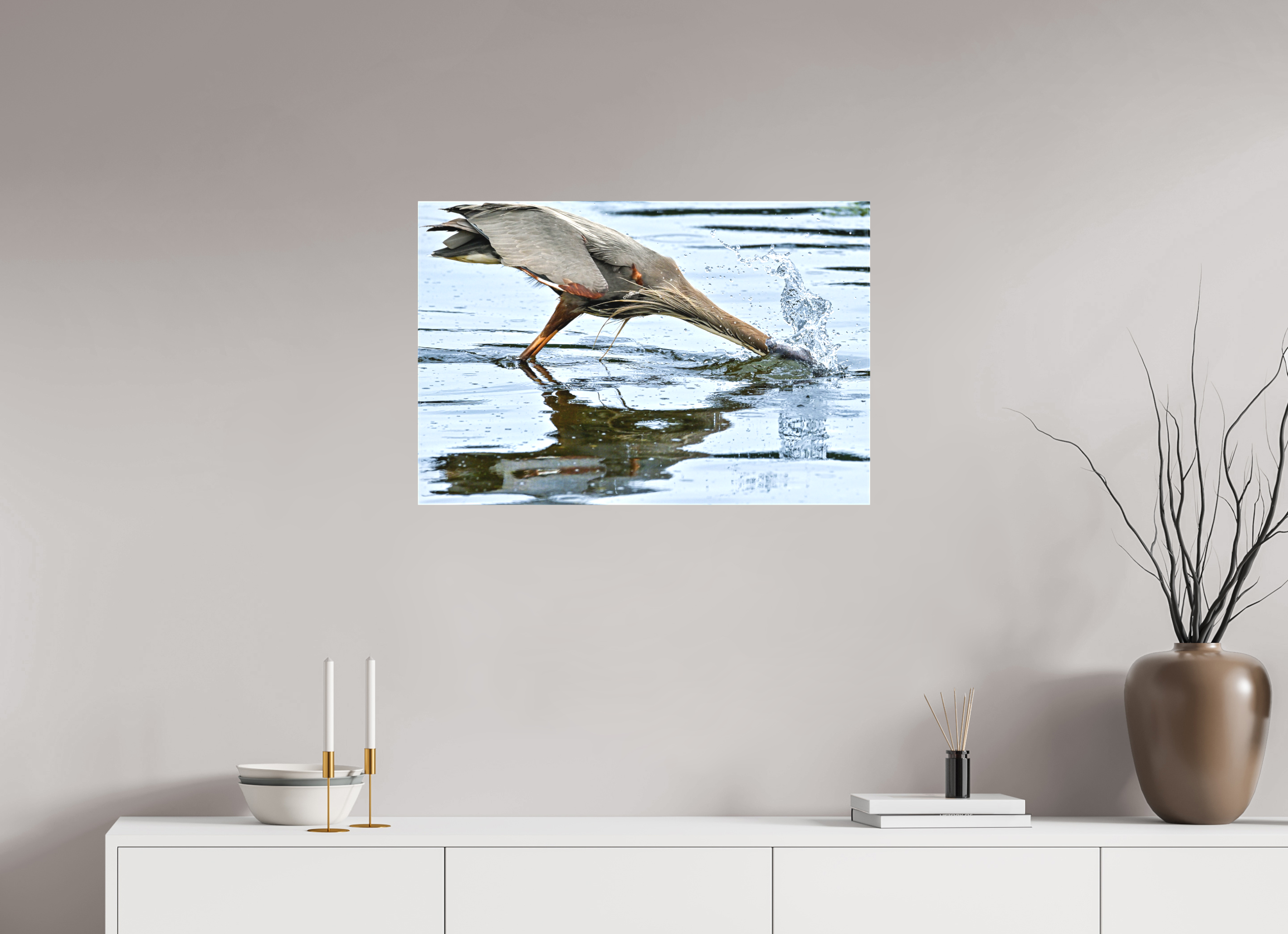 30 x 20″, Matte Canvas with Wrapped Edges The Plunge