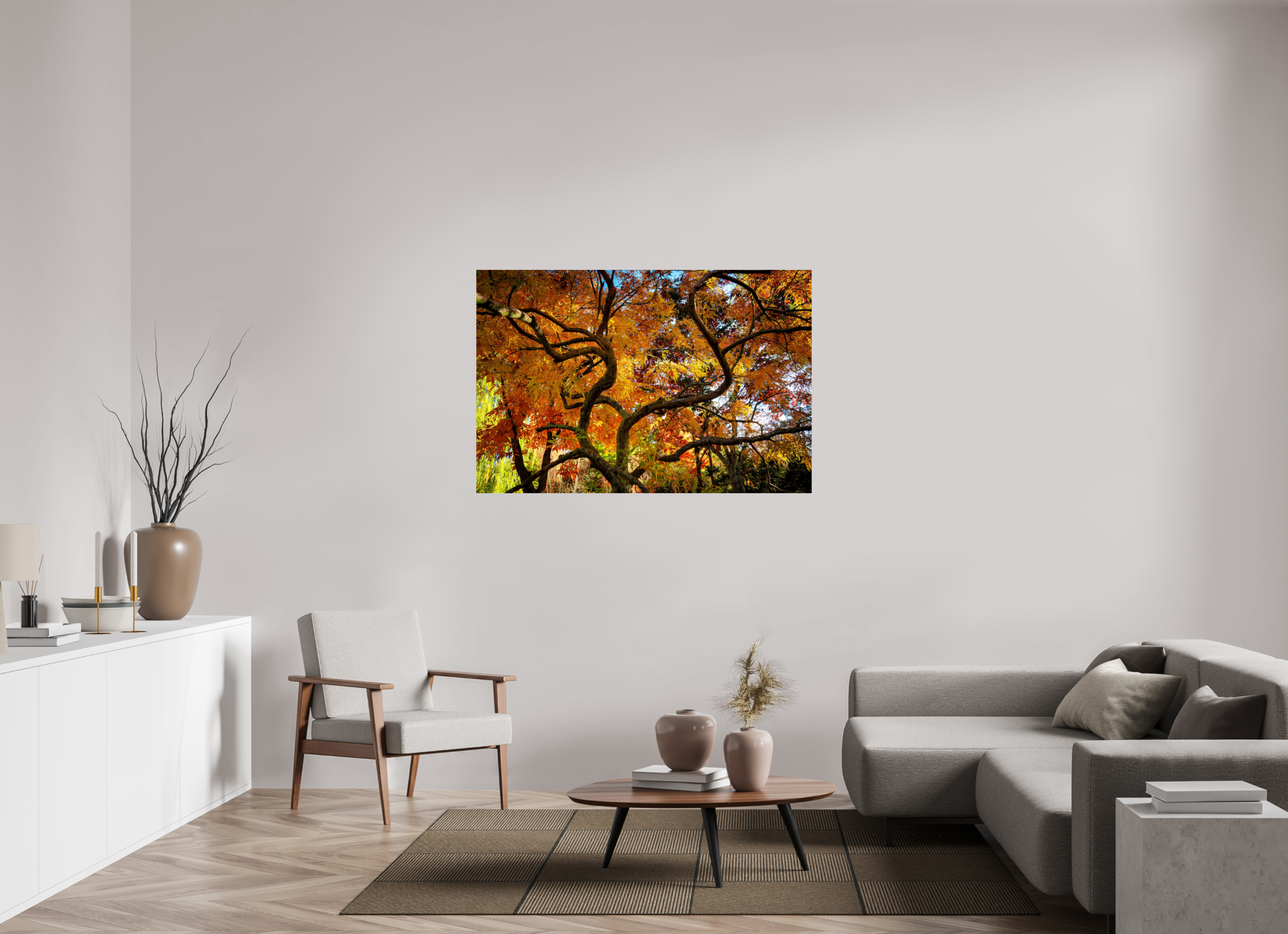 54 x 36″, Photo Print On Fuji Crystal DP II Autumn Maple