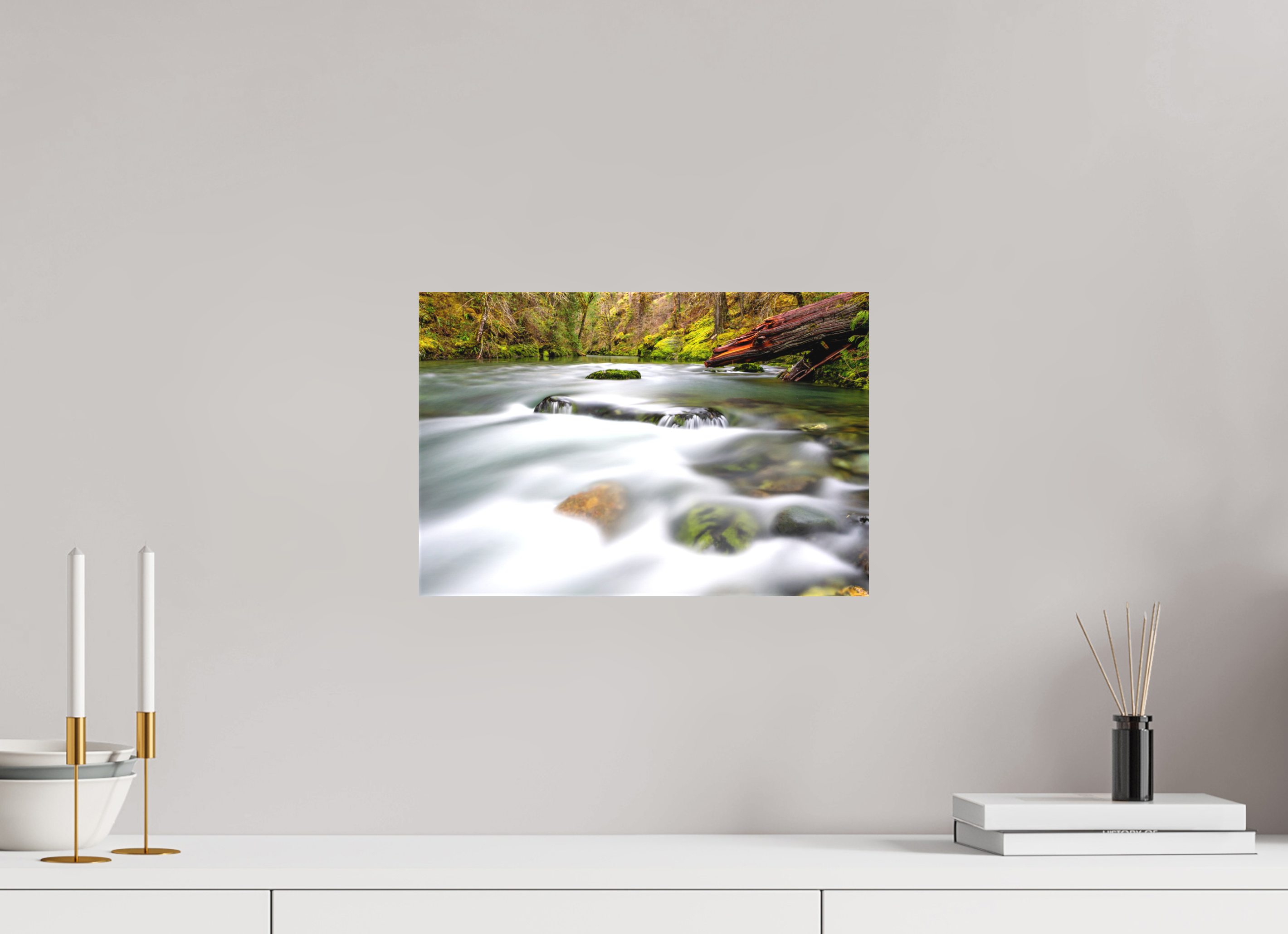 15 x 10″, Matte Canvas with Wrapped Edges River Rocks