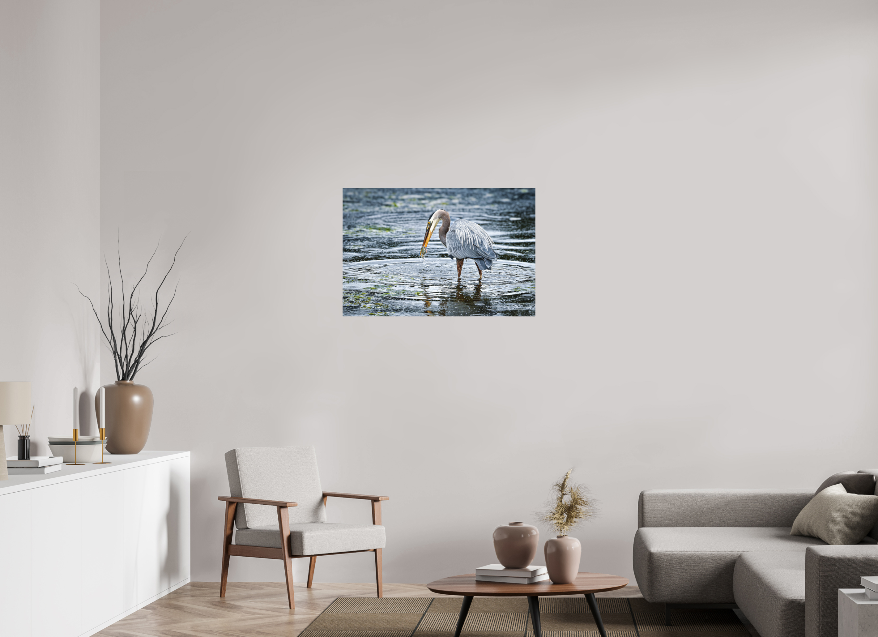 36 x 24″, Direct Print on Aluminum with mounting hardware included. Surprised Dinner