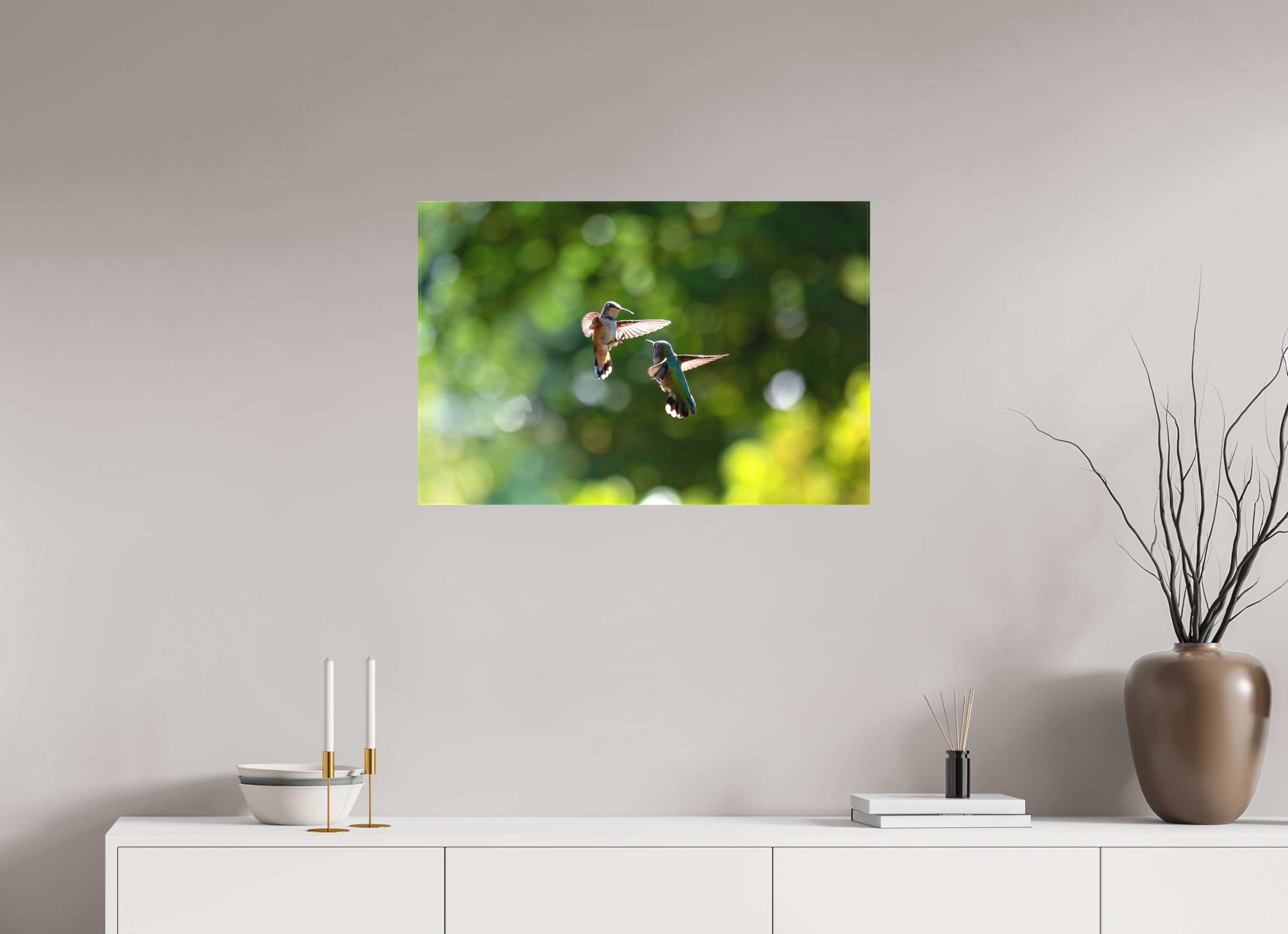 30 x 20″, Matte Canvas with Wrapped Edges Midair