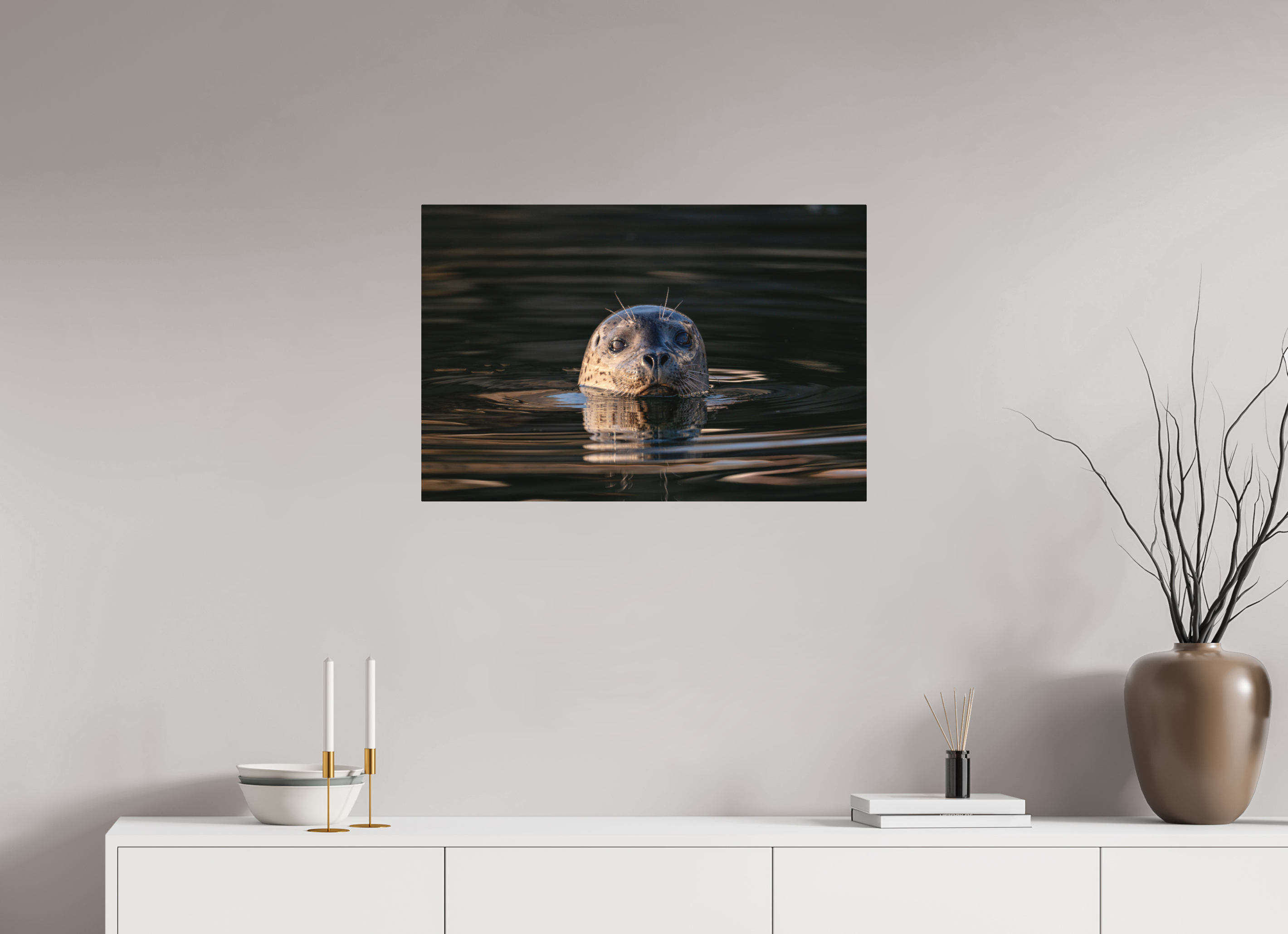 30 x 20″, Direct Print on Aluminum with mounting hardware included. Surface Seal