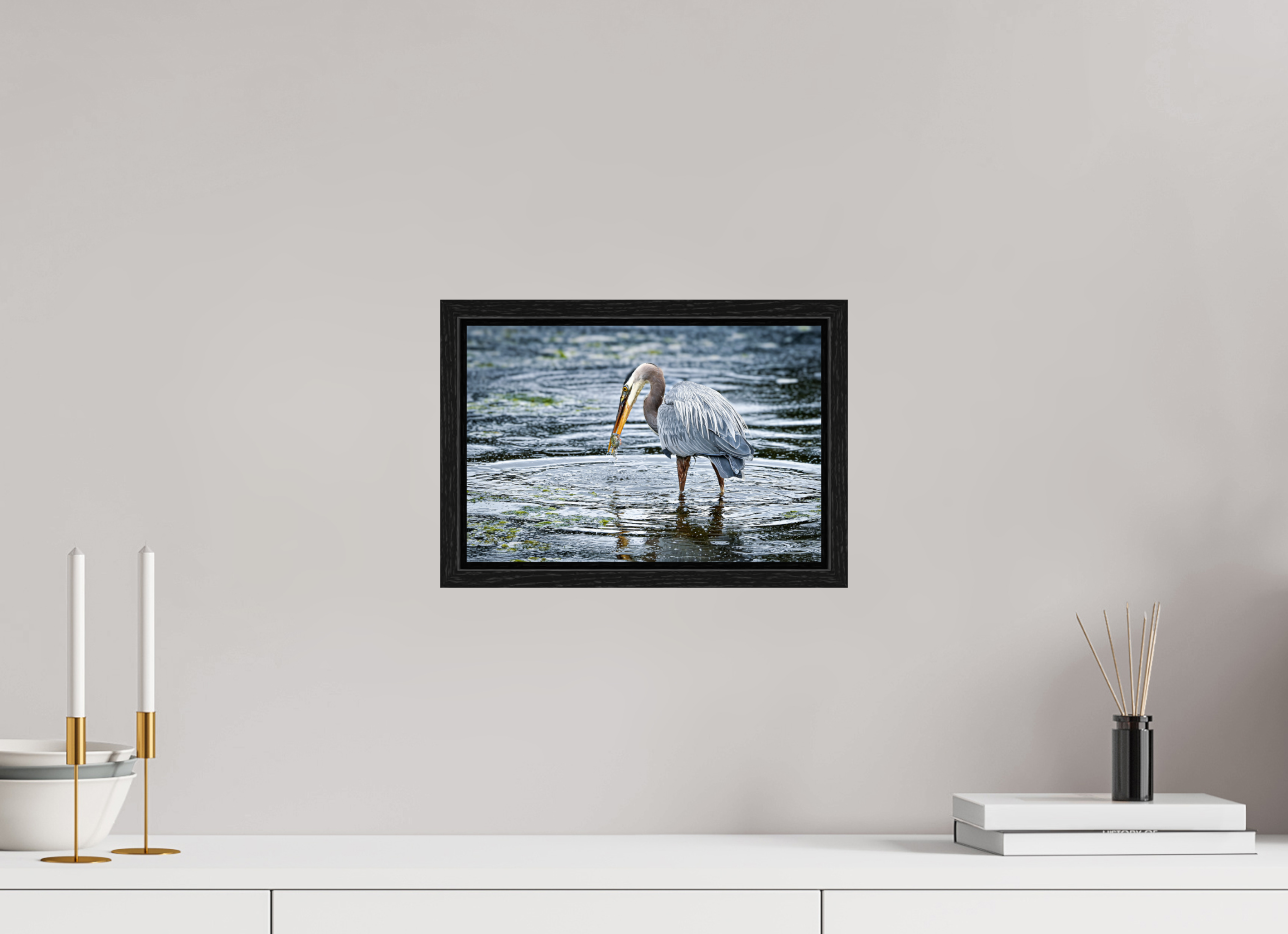 12 x 8″, Floater Frame Surprised Dinner