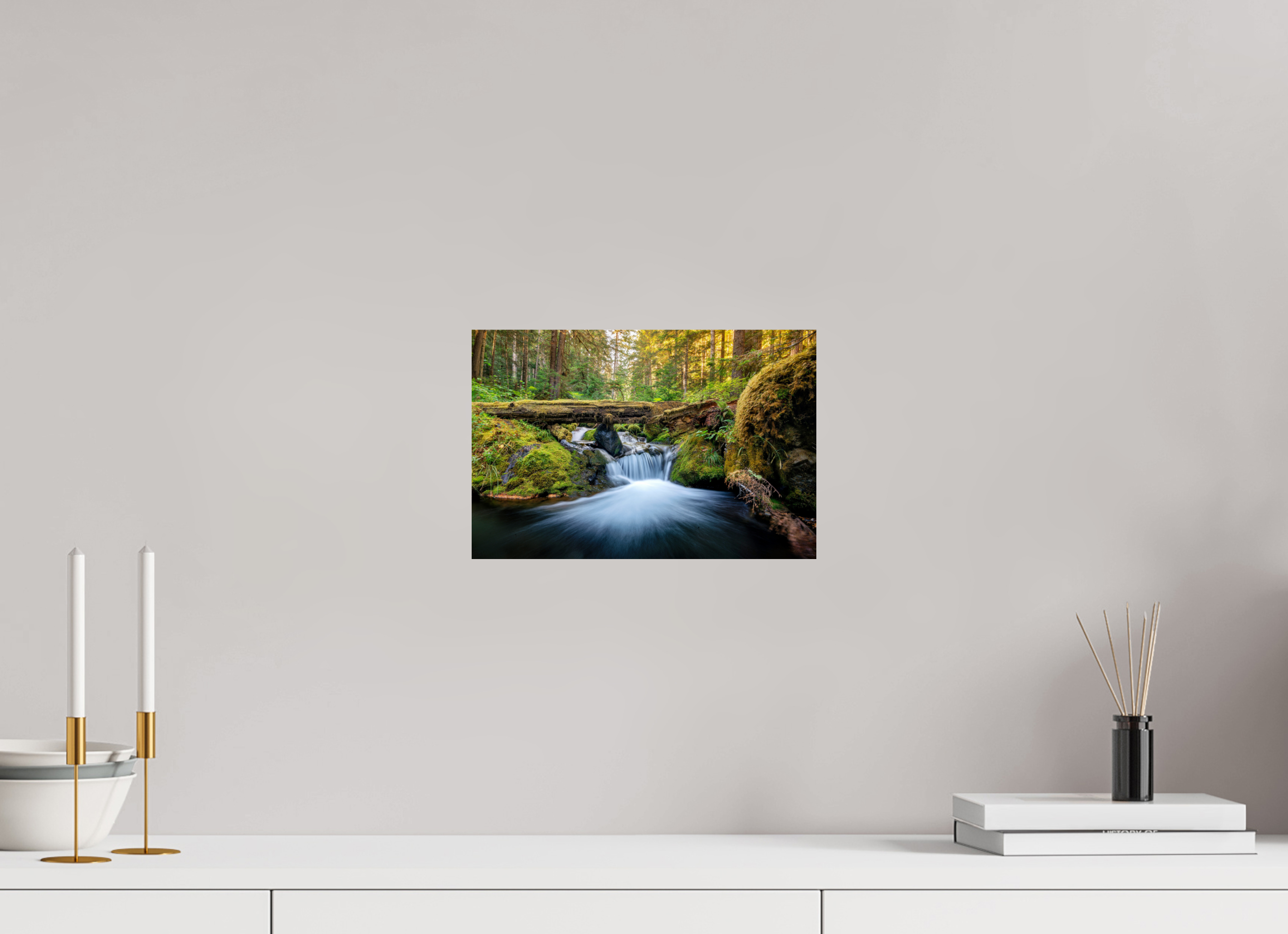 12 x 8″, Photo Print on Quality Paper: Fuji Crystal DP II Falls on the Quilcene River
