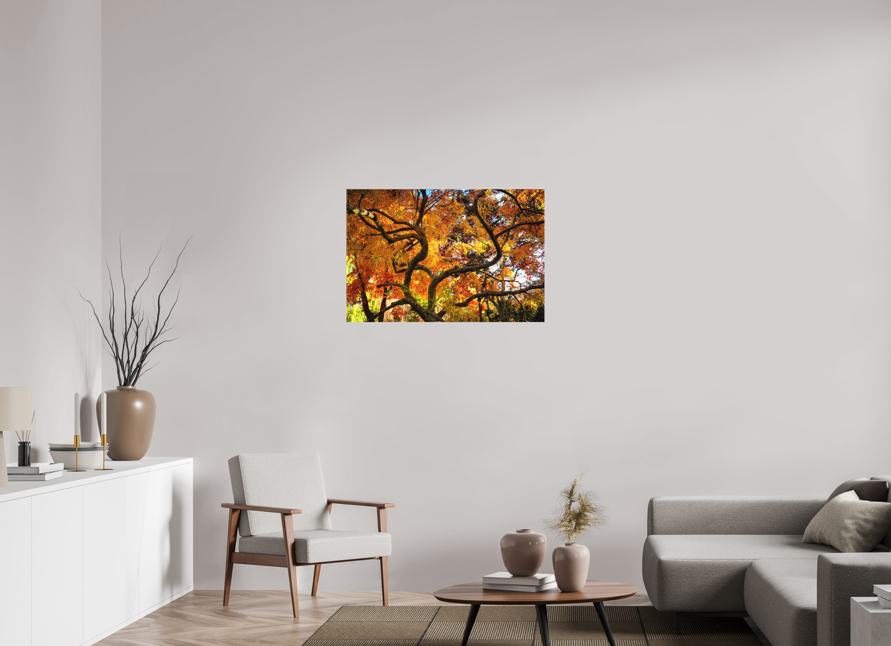 36 x 24″, Matte Canvas with Wrapped Edges Autumn Maple
