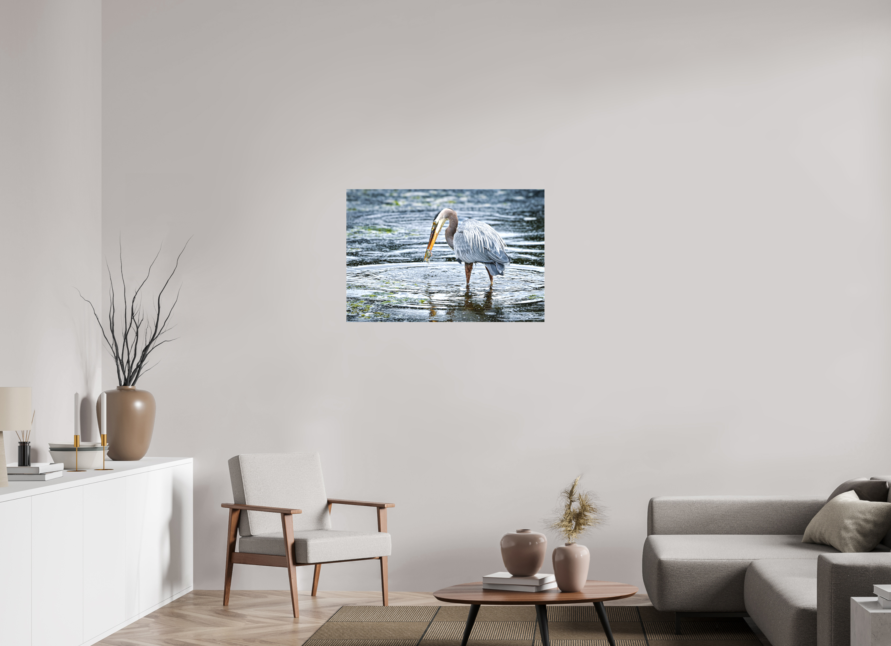 36 x 24″, Matte Canvas with Wrapped Edges Surprised Dinner