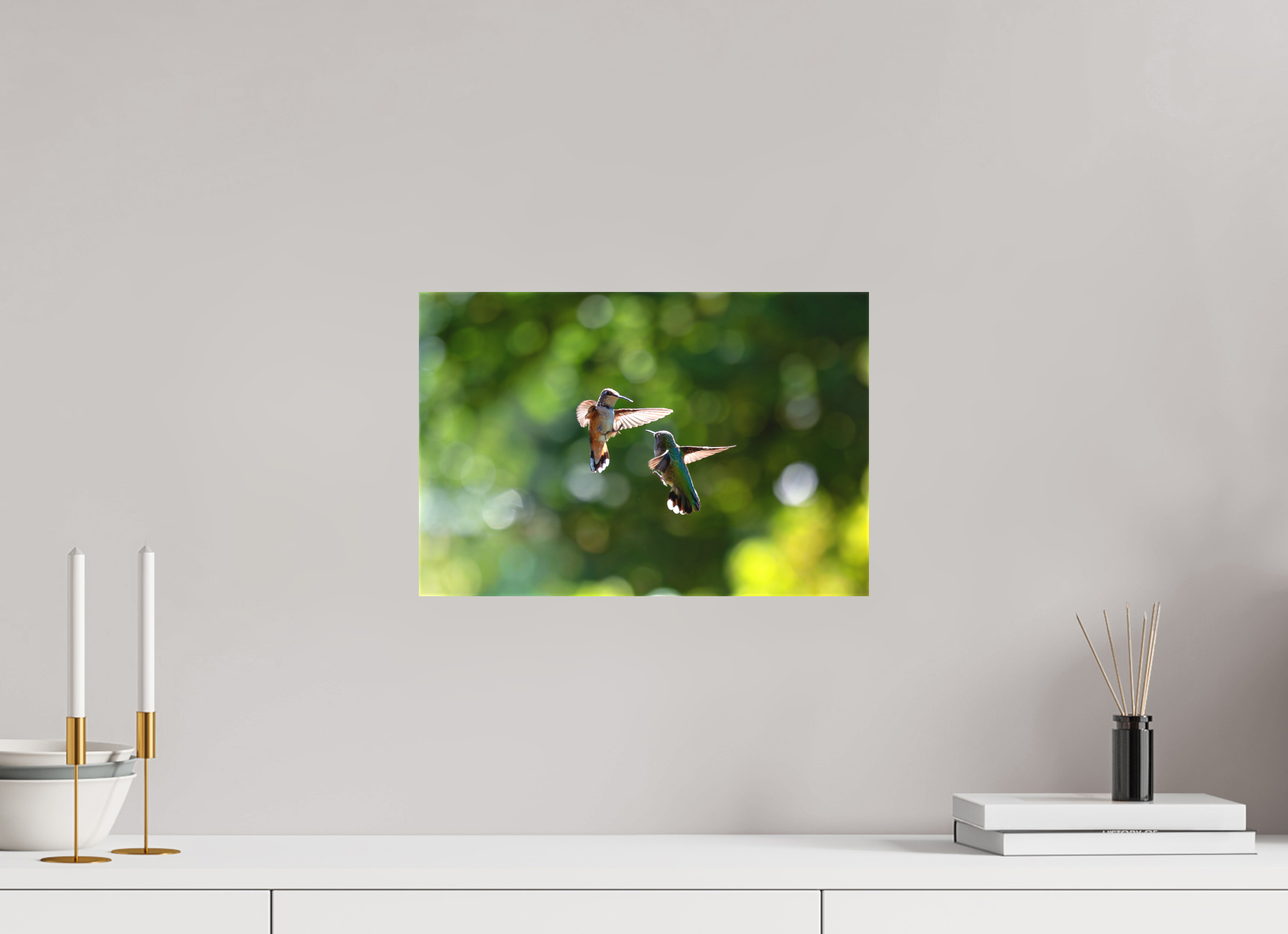 15 x 10″, Matte Canvas with Wrapped Edges Midair