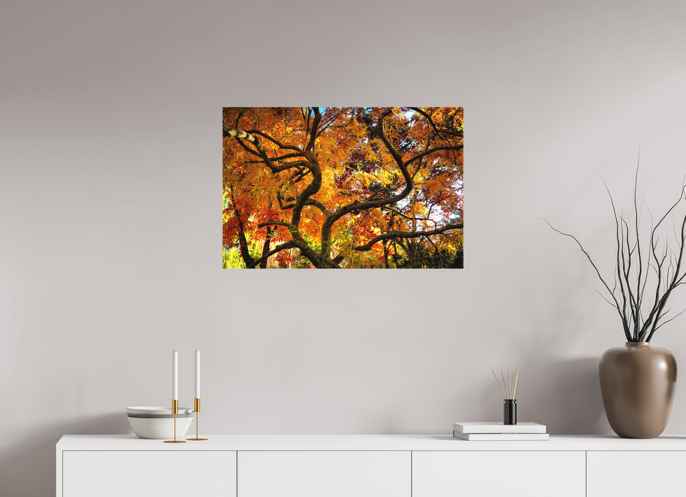30 x 20″, Matte Canvas with Wrapped Edges Autumn Maple